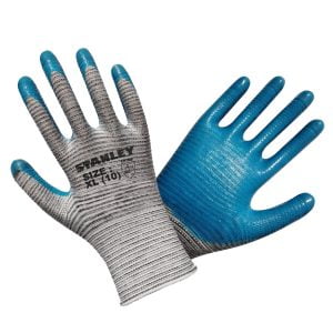 دستکش کف نیتریل شیاری STANLEY