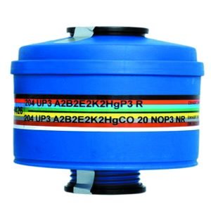 فیلتر ماسک شیمیایی SPASCIANI-A2B2E2K2Hg CO 20 NOP3 NR